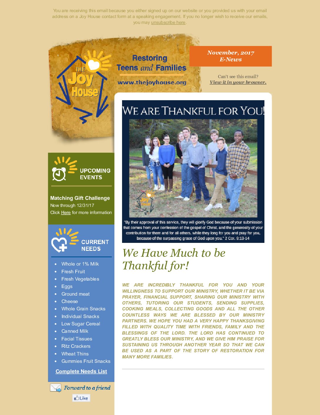 November E-News