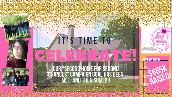 Time to Celebrate! “2nd Home for 2nd Chances” Campaign Funded!