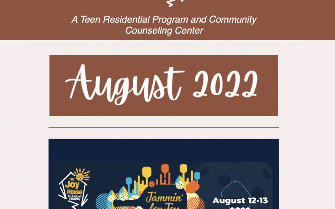 August 2022 Newsletter