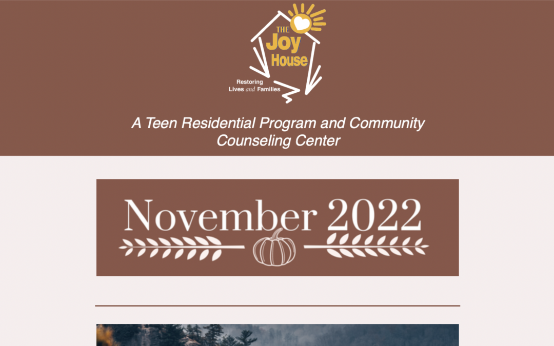 November 2022 Newsletter