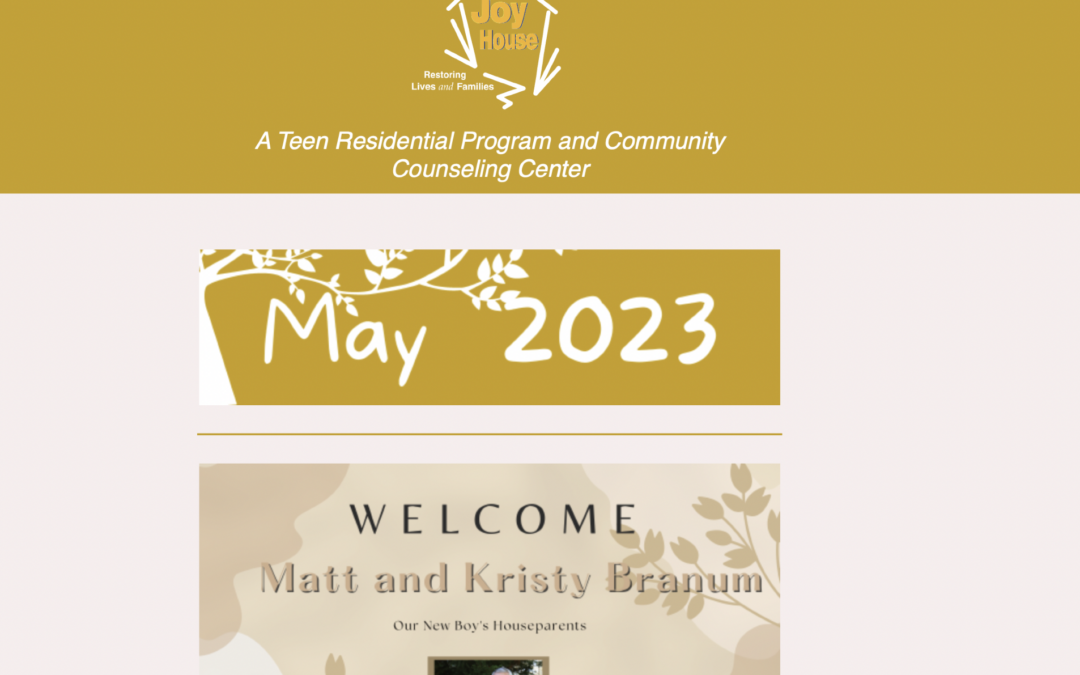 May 2023 Newsletter